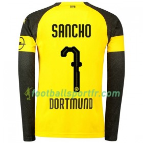 Tenue Borussia Dortmund Sancho 7 Domicile 2018-2019 Maillot de Foot ML